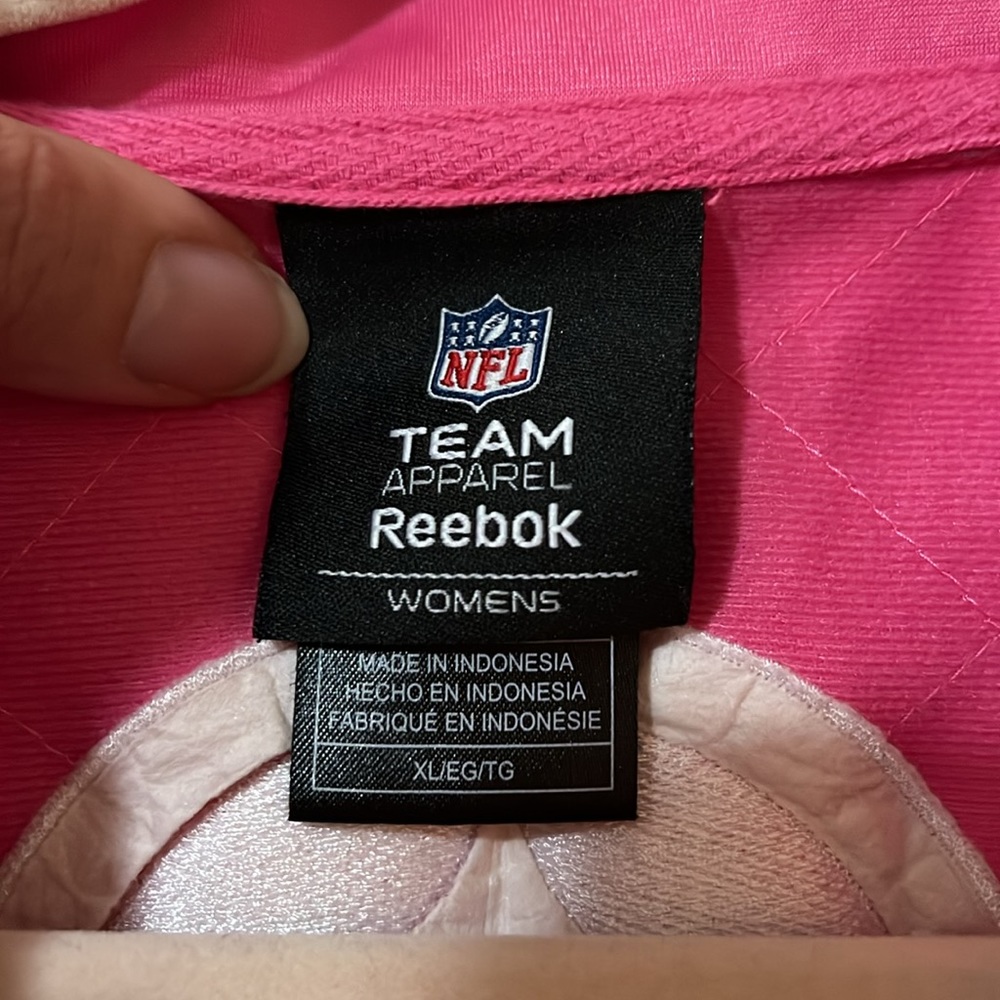 Ladies size XL Pittsburgh Steelers, Pink Breast cancer awareness jacket - Picture 3 of 5